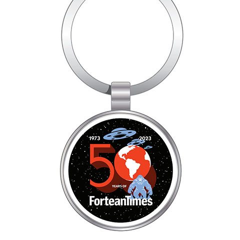 Fortean Times 50th Anniversary Key Ring